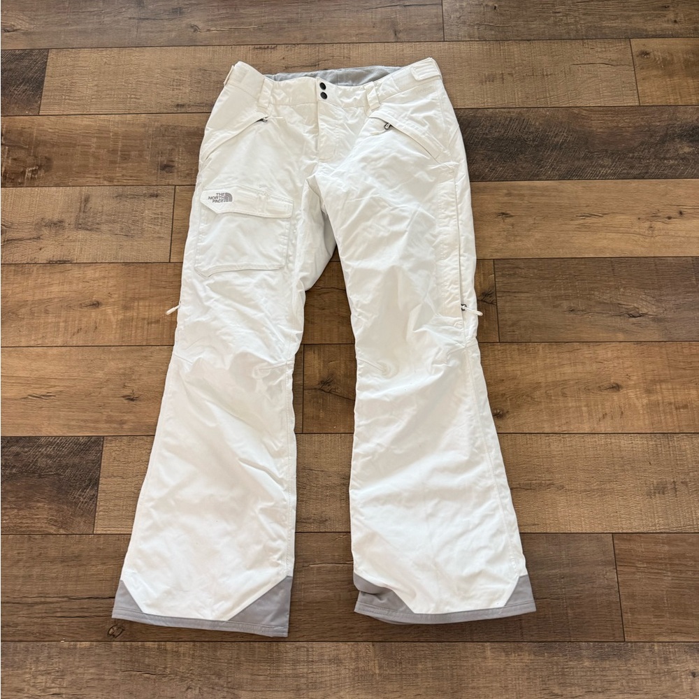 North face White Snow Pants